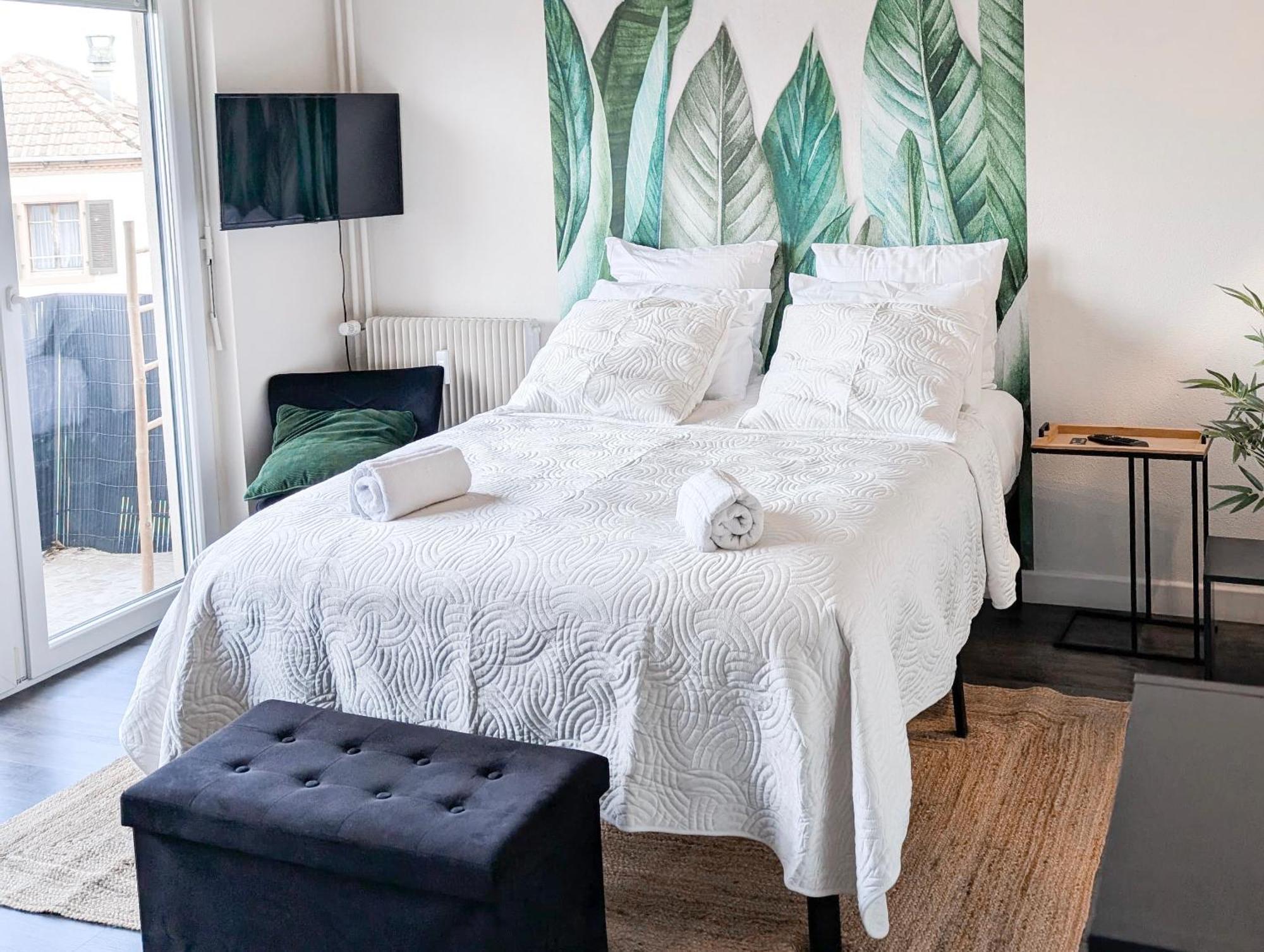 Studio Cosy Avec Balcon Avec Parking Gratuit Proche Centre Sportif Et De La Route Des Vins Alsace มูลูส ภายนอก รูปภาพ